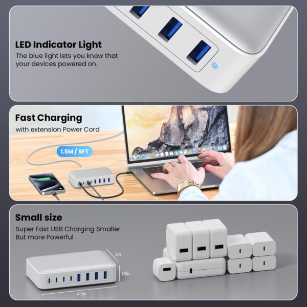 USB C Charger 200W - Image 3